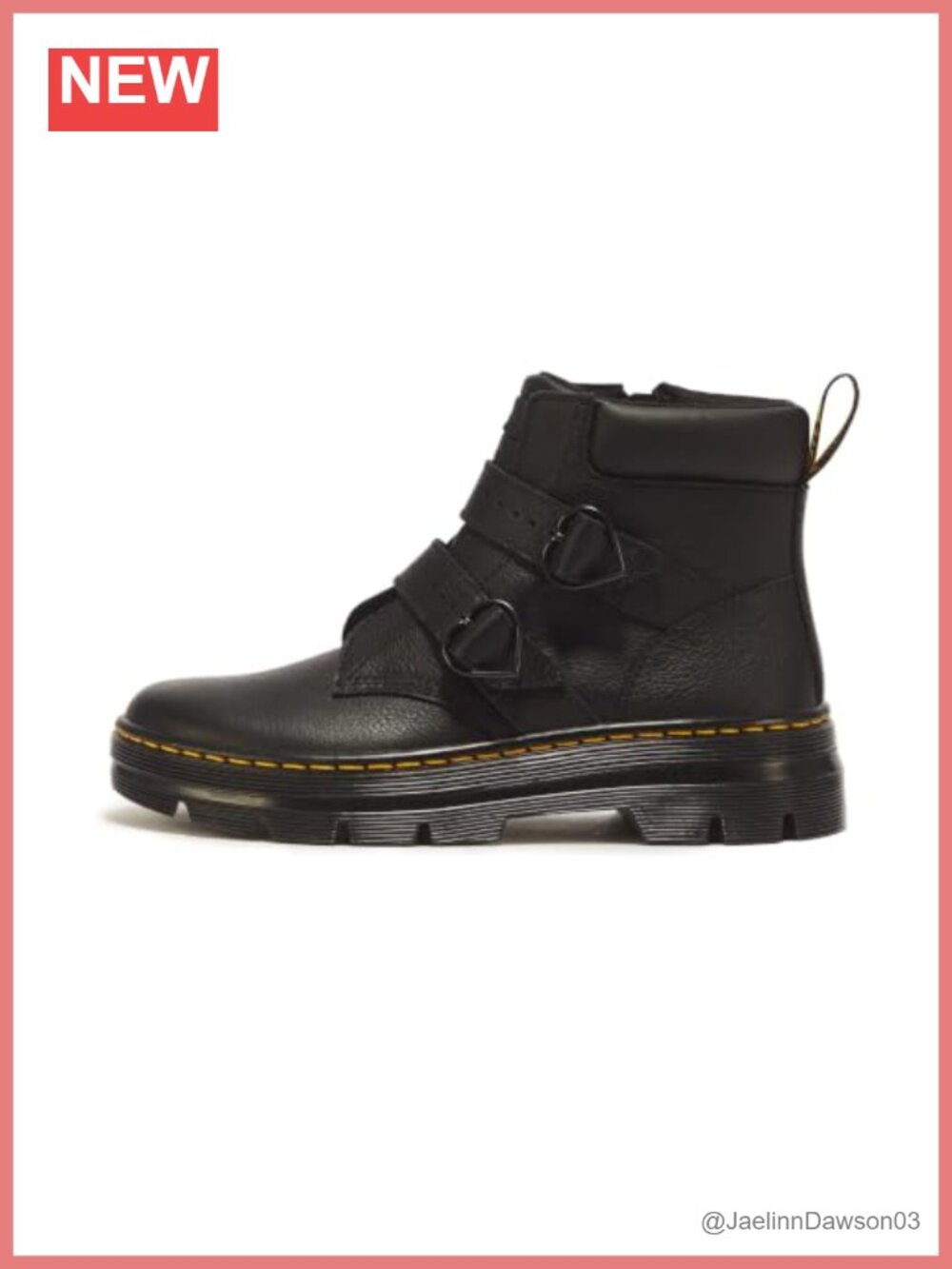 Dr Martens Charlee Buckle Ankle Boots Women Leather
